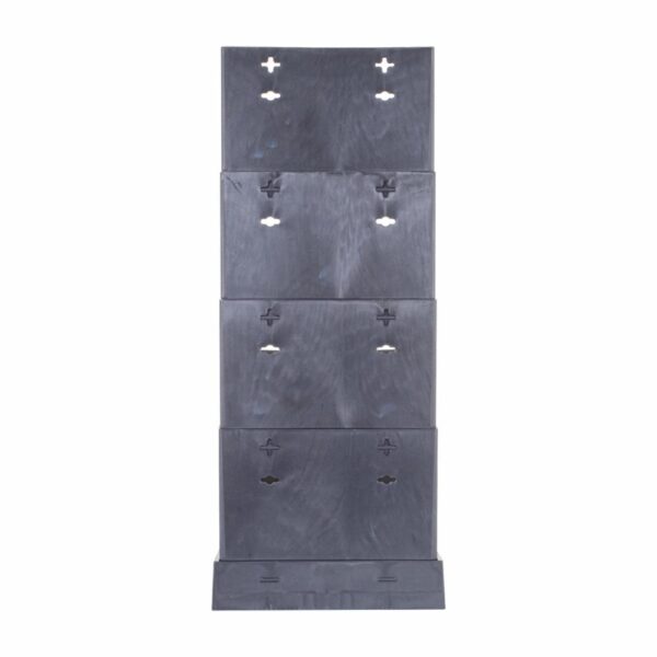 Maceta Mini Cascada Negro PROSPERPLAST 19,5 X 11,4 X 47,5 Cm - Imagen 5