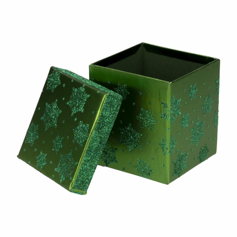 Caja Para Regalo Cuadrada Metálica Glitter THE LINDY BOWMAN Pequeña - Imagen 2