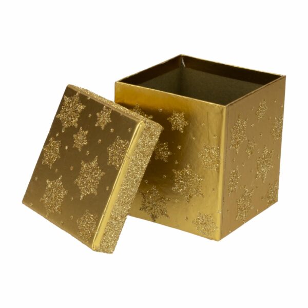 Caja Para Regalo Cuadrada Metálica Glitter THE LINDY BOWMAN Pequeña - Imagen 4