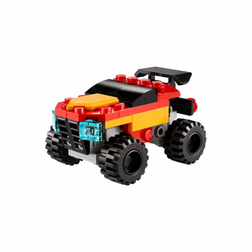 Bloques De Armar En Bolsa Mini Monster Truck Convertible LEGO CREATOR 55 Piezas - Imagen 2