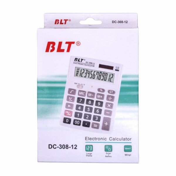 Calculadora De Bolsillo BLT Modelo 308-12 - Imagen 3
