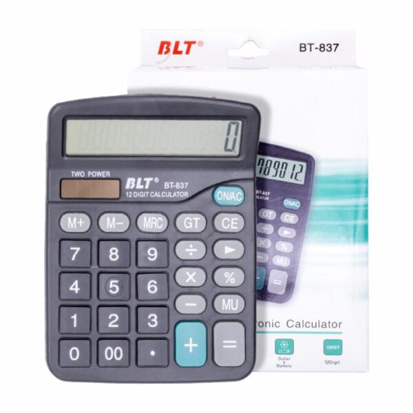 Calculadora Solar Y Battery De 12 Dígitos BLT Bt-837