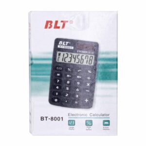 Calculadora 8001 Solar De 8 Dígitos De Bolsillo BLT Bt