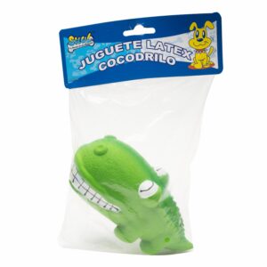Juguete Para Mascota Diseño Cocodrilo De Látex SOLEIL Unidad