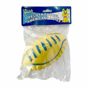 Juguete Para Mascota Diseño Pelota De Futbol Americano Látex SOLEIL Unidad