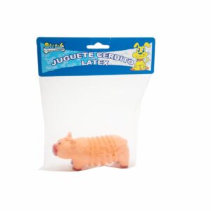 Juguete Para Mascota Diseño De Cerdito En Látex SOLEIL Unidad