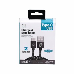 Cable Tipo C Resistente CJ GLOBAL 6 Pies