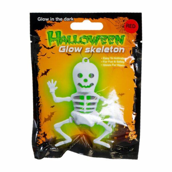 Colgante Calavera  Fosforescente IMPORTADORA CUMPLEAÑOS Unidad