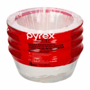 Set Moldes Individuales 300 Ml PYREX x 4 Piezas