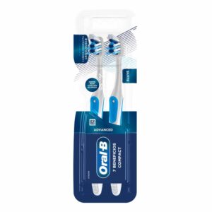 Cepillo Dental 7 Beneficios Compact ORAL B X2 Uds