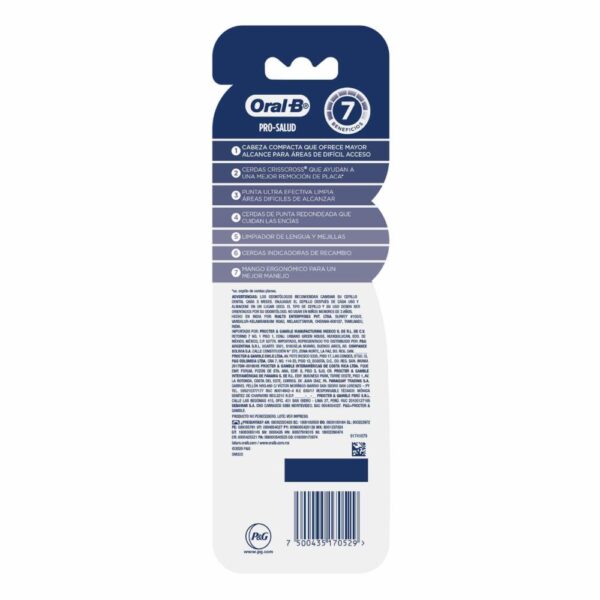 Cepillo Dental 7 Beneficios Compact ORAL B X2 Uds - Imagen 2