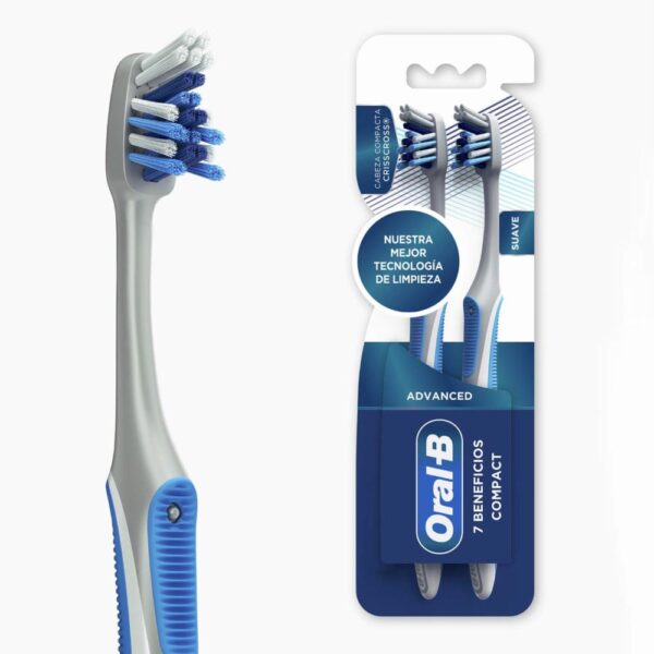Cepillo Dental 7 Beneficios Compact ORAL B X2 Uds - Imagen 3