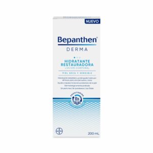 Loción Corporal Hidratante Restauradora Piel Seca Y Sensible BEPANTHEN DERMA 200 Ml