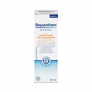 Crema Facial Hidratante Restauradora Piel Seca Y Sensible FPS 25 BEPANTHEN DERMA 50 Ml