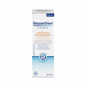 Crema Facial Hidratante Restauradora Piel Seca Y Sensible FPS 25 BEPANTHEN DERMA 50 Ml
