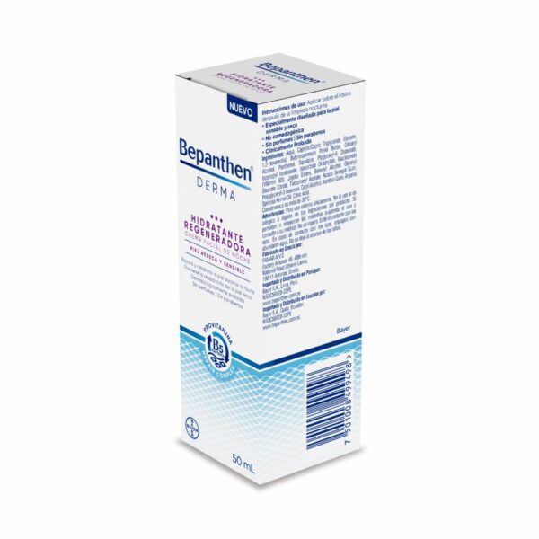 Crema Facial Hidratante Regeneradora De Noche Para Piel Reseca BEPANTHEN DERMA 50 Ml - Imagen 2