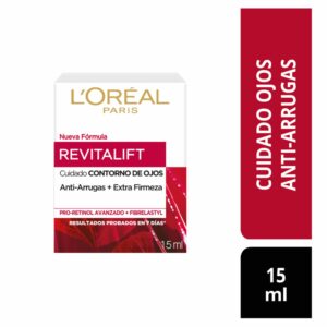 Contorno De Ojos Anti Arrugas + Extra Firmeza Revitalift L´ORÉAL 15 Ml