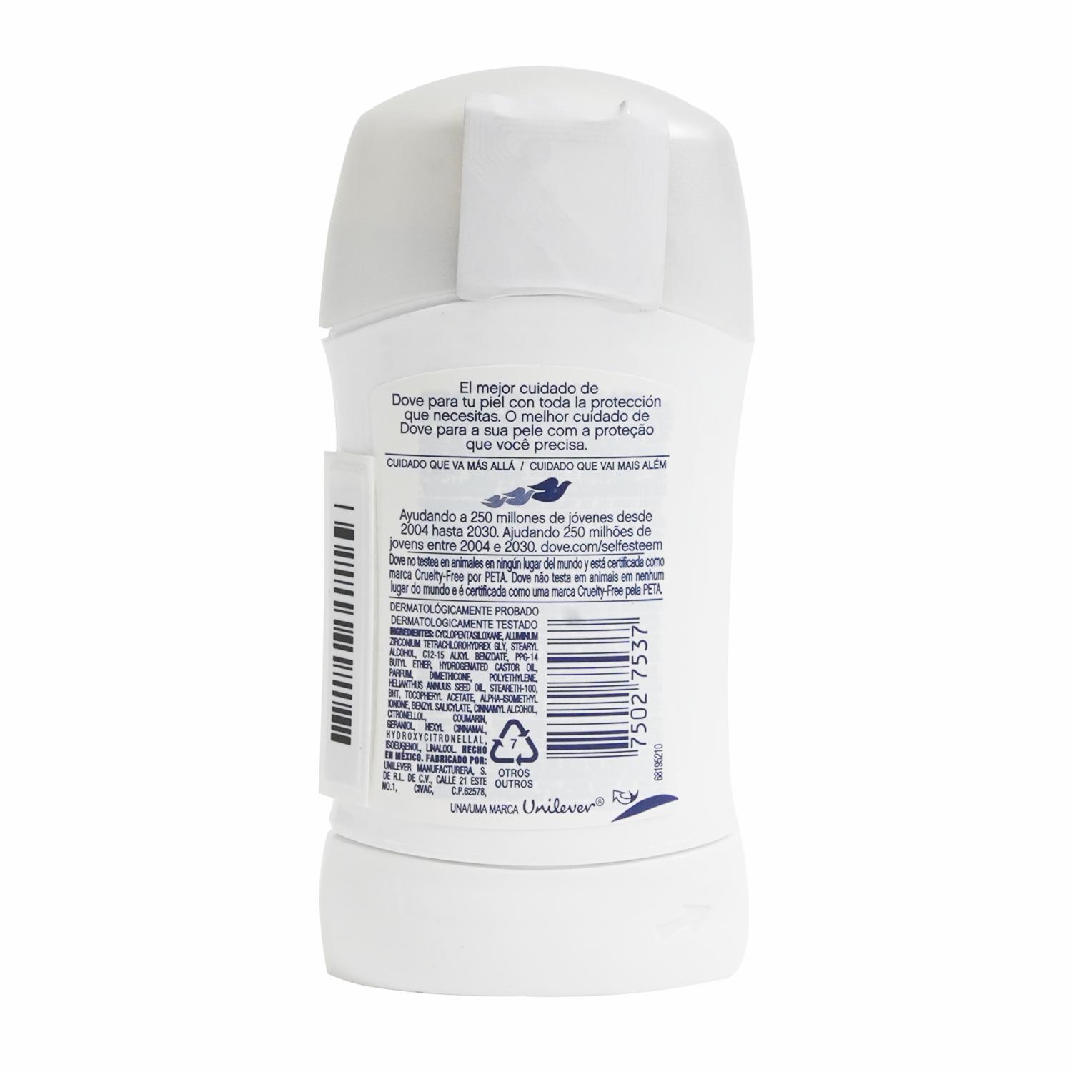 Desodorante En Barra Para Dama Invisible Dry DOVE 50 G - Imagen 2