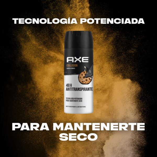 Desodorante En Aerosol Collision Antitranspirante AXE 152 Ml - Imagen 3