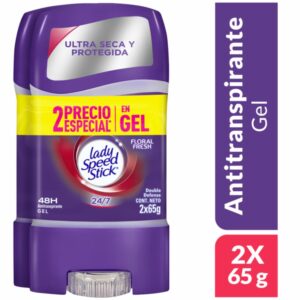 Desodorante En Gel Para Mujer Floral Fresh LADY SPEED STICK 65 G