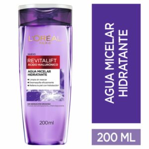 Agua Micelar Hidratante Con Ácido Hialurónico Revitalift L'ORÉAL 200 Ml
