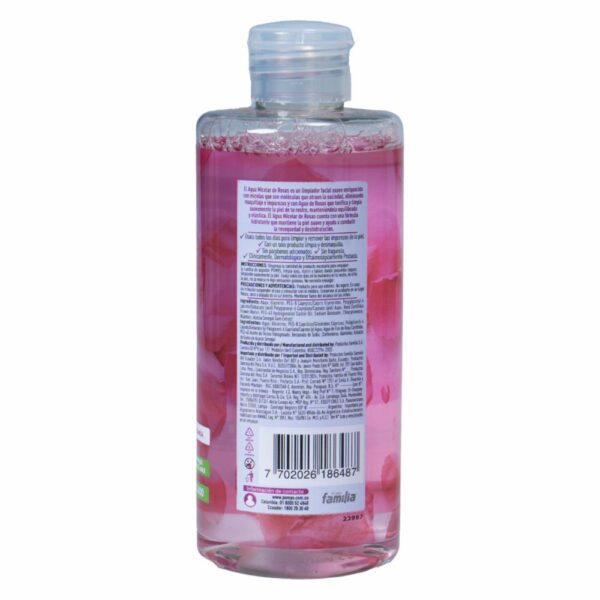 Agua Micellar Desmaquillante Rosas Para Todo Tipo De Piel 5 En 1 POMYS 400 Ml - Imagen 2