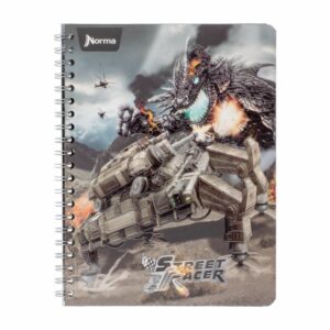 Cuaderno Universitario, 100 Hojas A Cuadros Street NORMA 21 X 28Cm