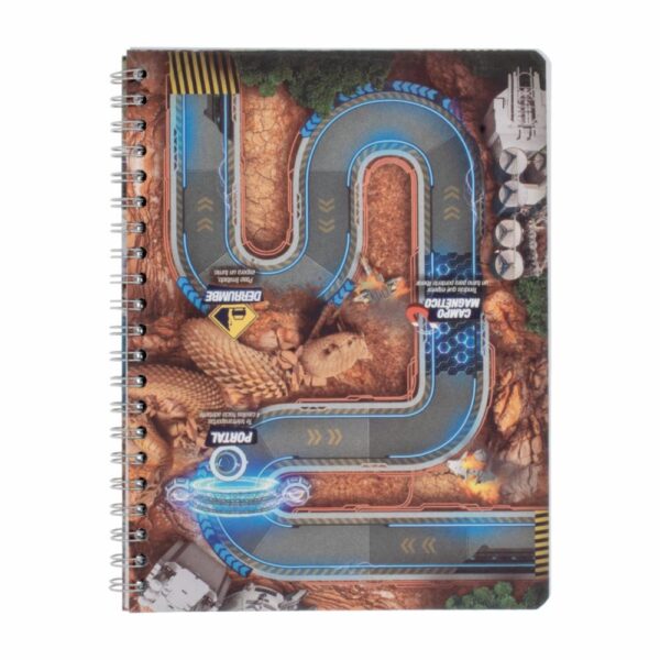 Cuaderno Universitario Do 4 Lineas Street Racer Inserto Pista NORMA 100 Hojas - Imagen 2
