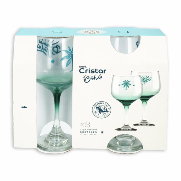 Set Copas Para Ginebra CRISTAR 2 Piezas - Imagen 2