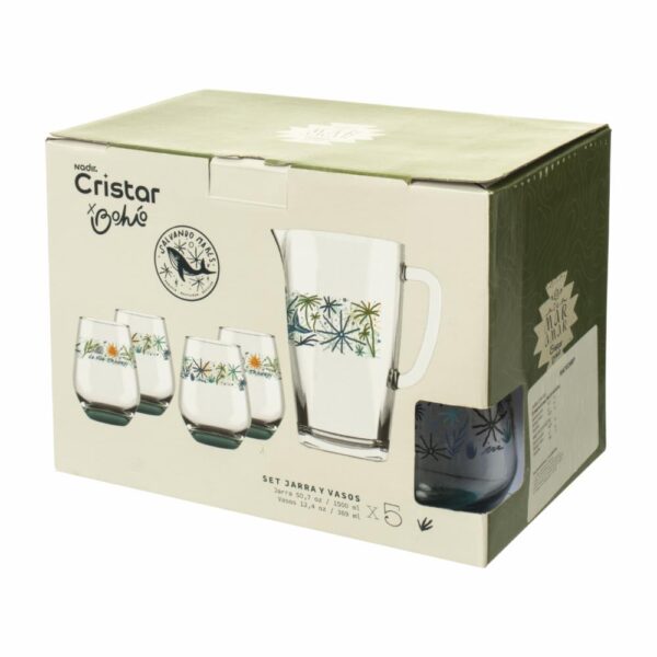 Set Jarra Y Vasos Sicilia CRISTAR 1 Pieza - Imagen 4