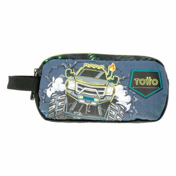 Cartuchera Multiusos Infantil Monster Race TOTTO Pequeño - Imagen 2