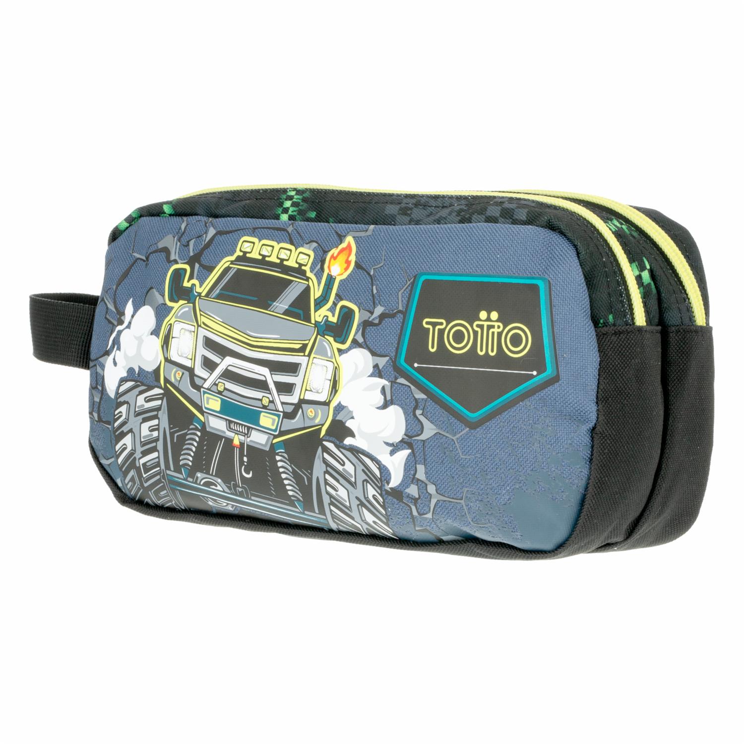 Cartuchera Multiusos Infantil Monster Race TOTTO Pequeño - Imagen 2