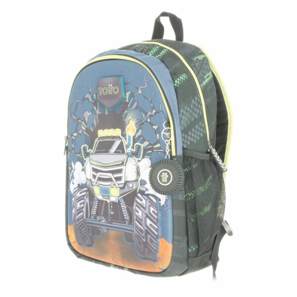 Mochila Infantil Monster Race L TOTTO Grande