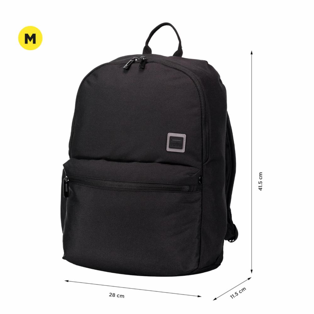 Mochila Pc Unisex Dragonar TOTTO Negro - Imagen 3