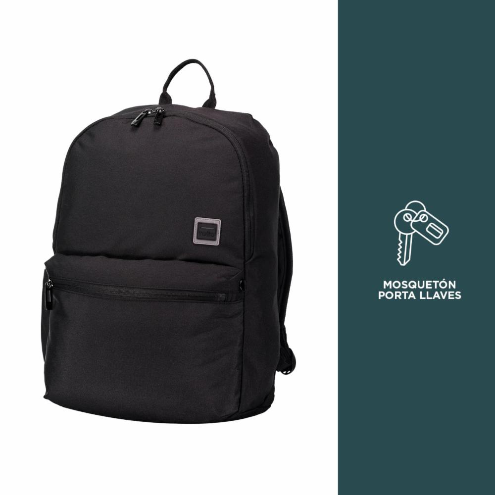 Mochila Pc Unisex Dragonar TOTTO Negro - Imagen 5