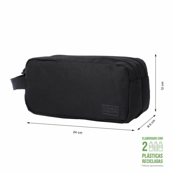 Estuche Multiusos Unisex Chizal TOTTO Negro - Imagen 2