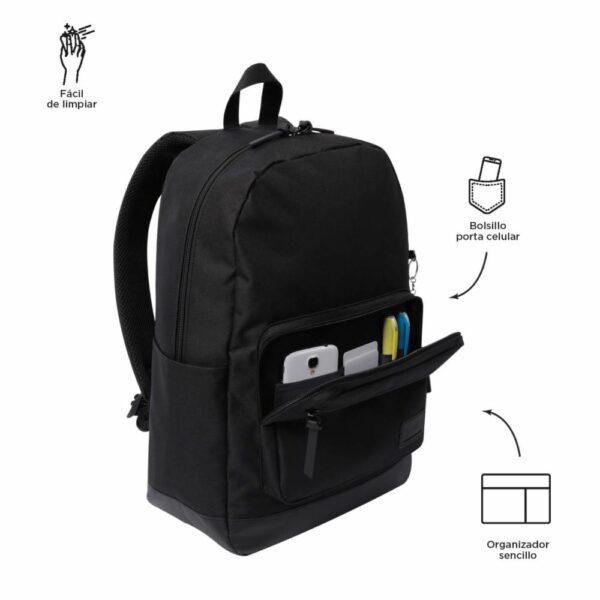 Mochila Pc Unisex Tocax TOTTO Negro - Imagen 4