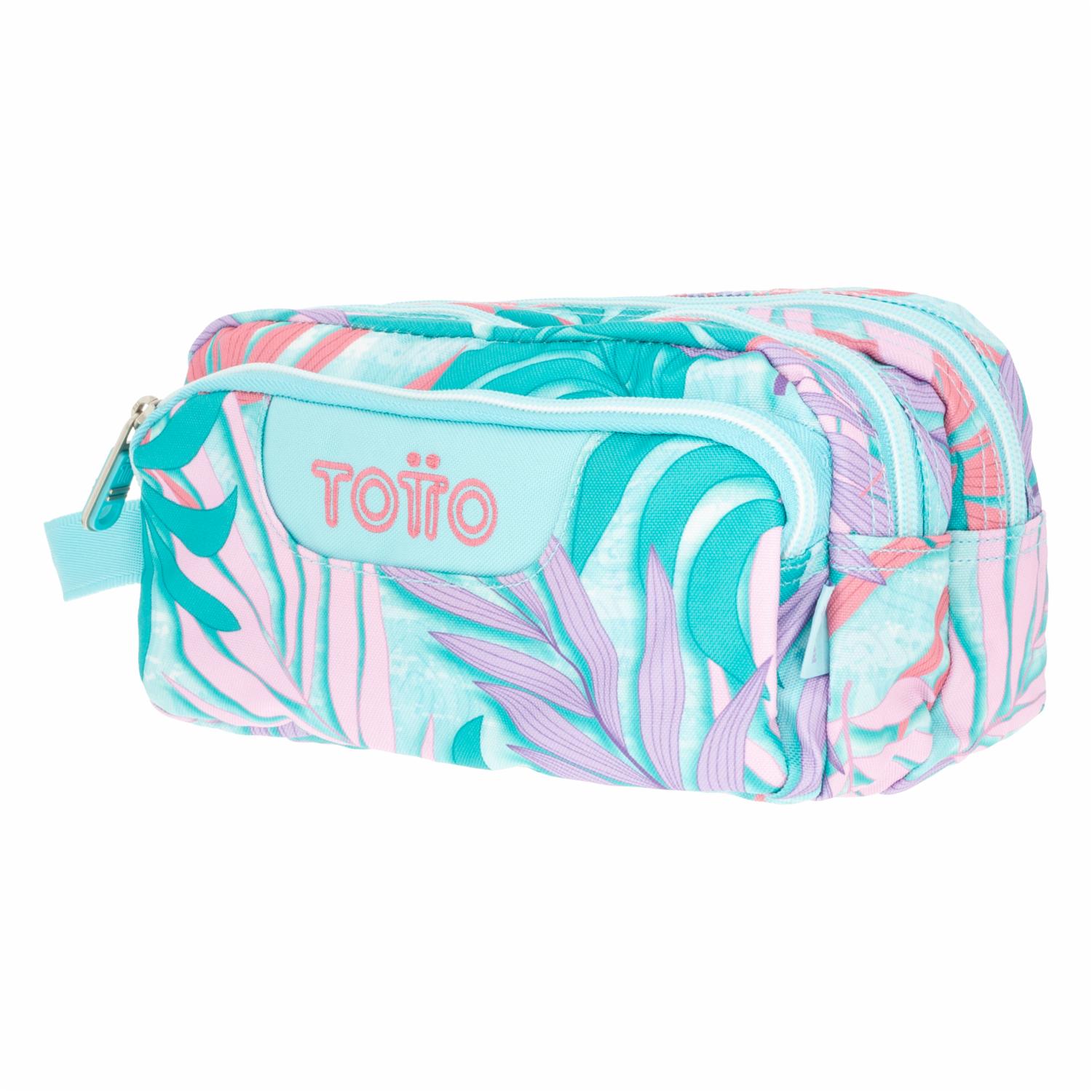 Cartuchera Multiusos Agapec Hojas TOTTO Pequeño - Imagen 2