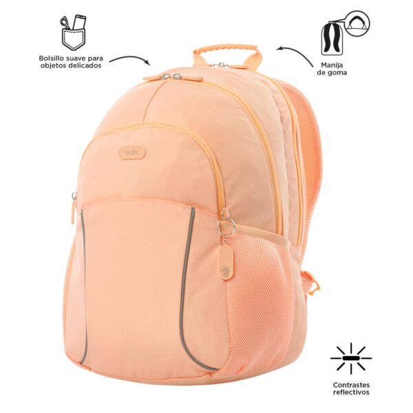 Mochila Pc Mujer Cambri 2.0 TOTTO Rosado - Imagen 6