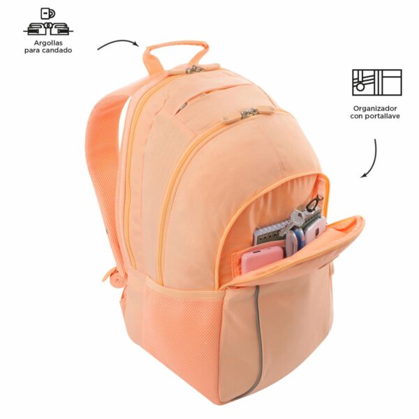 Mochila Pc Mujer Cambri 2.0 TOTTO Rosado - Imagen 7