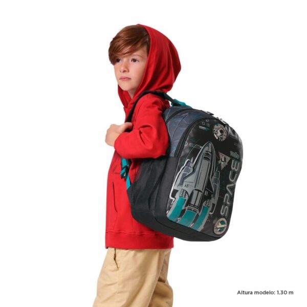 Mochila Infantil Niño Apolo TOTTO Estampado - Imagen 2