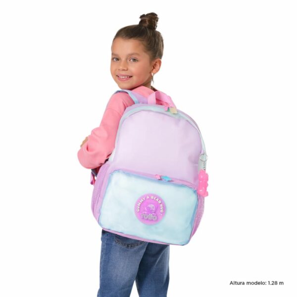 Mochila Infantil Niña Gummy Bear TOTTO Morado - Imagen 2