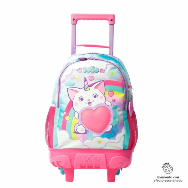 Mochila Ruedas Infantil Niña Sweety Heart TOTTO Estampado
