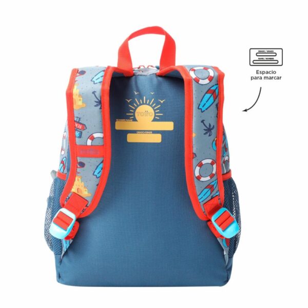 Mochila Infantil Niño Little Surfer TOTTO Estampado - Imagen 4