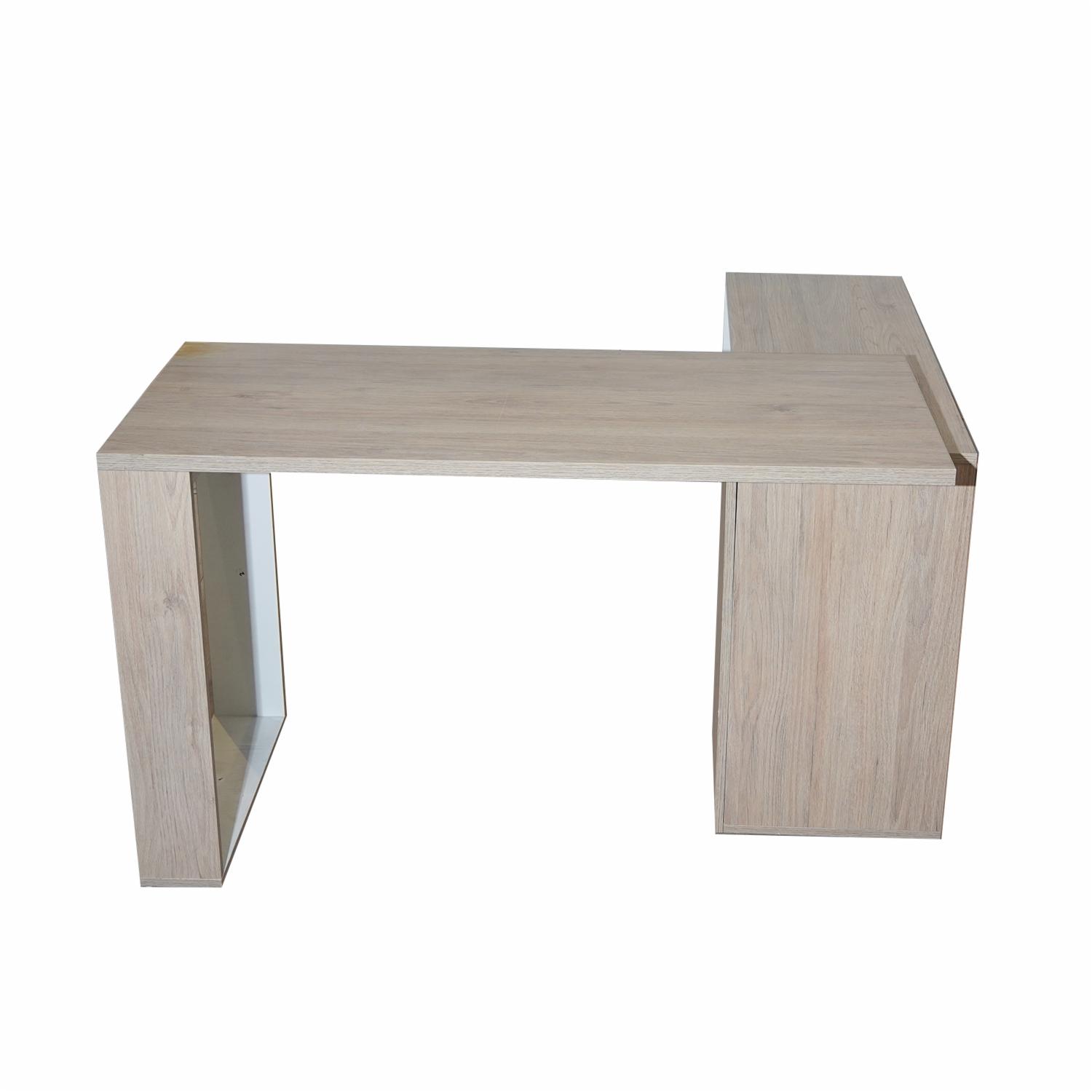 Estación De Trabajo Quadratta Rovere Con Blanco MADERKIT MDF - Imagen 2