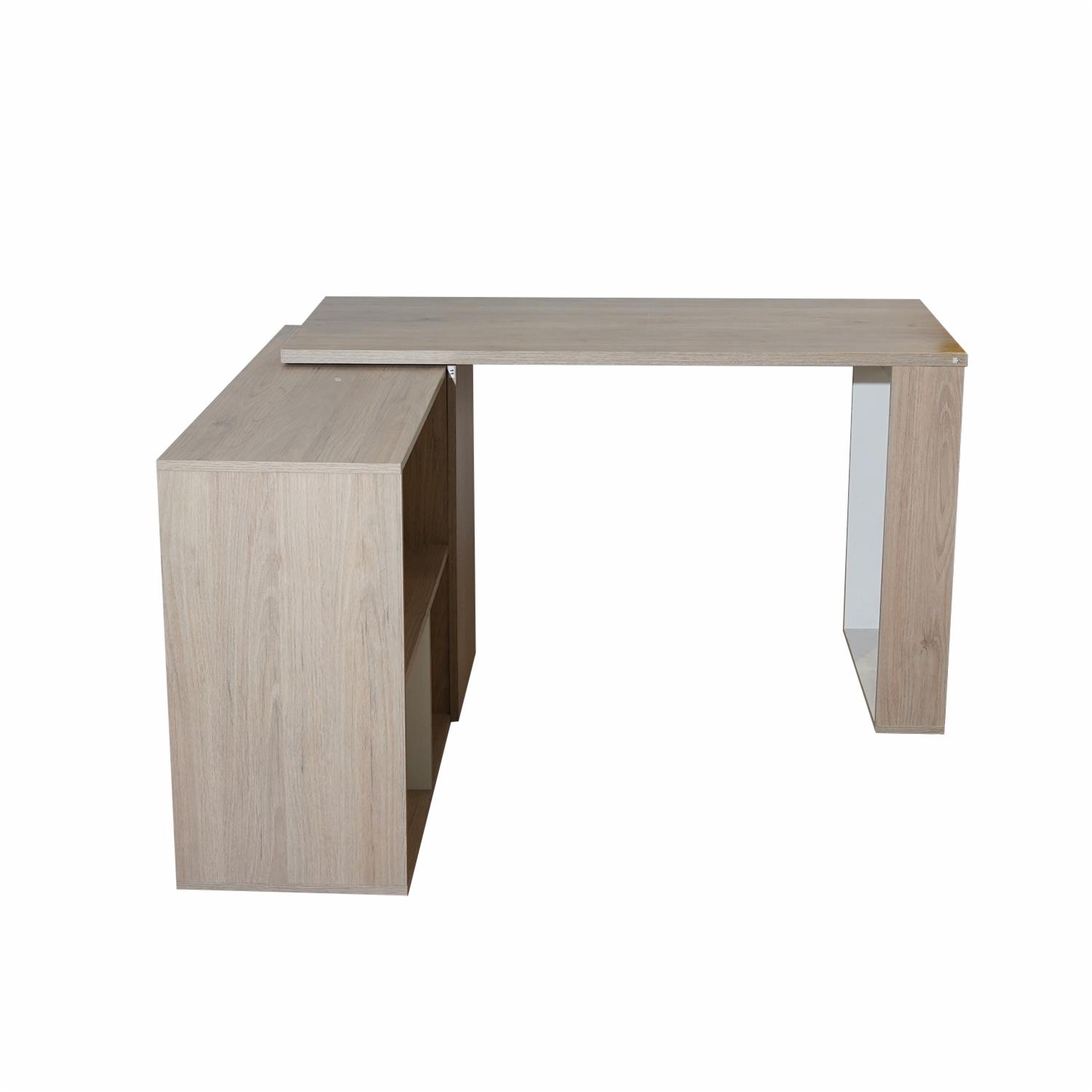 Estación De Trabajo Quadratta Rovere Con Blanco MADERKIT MDF