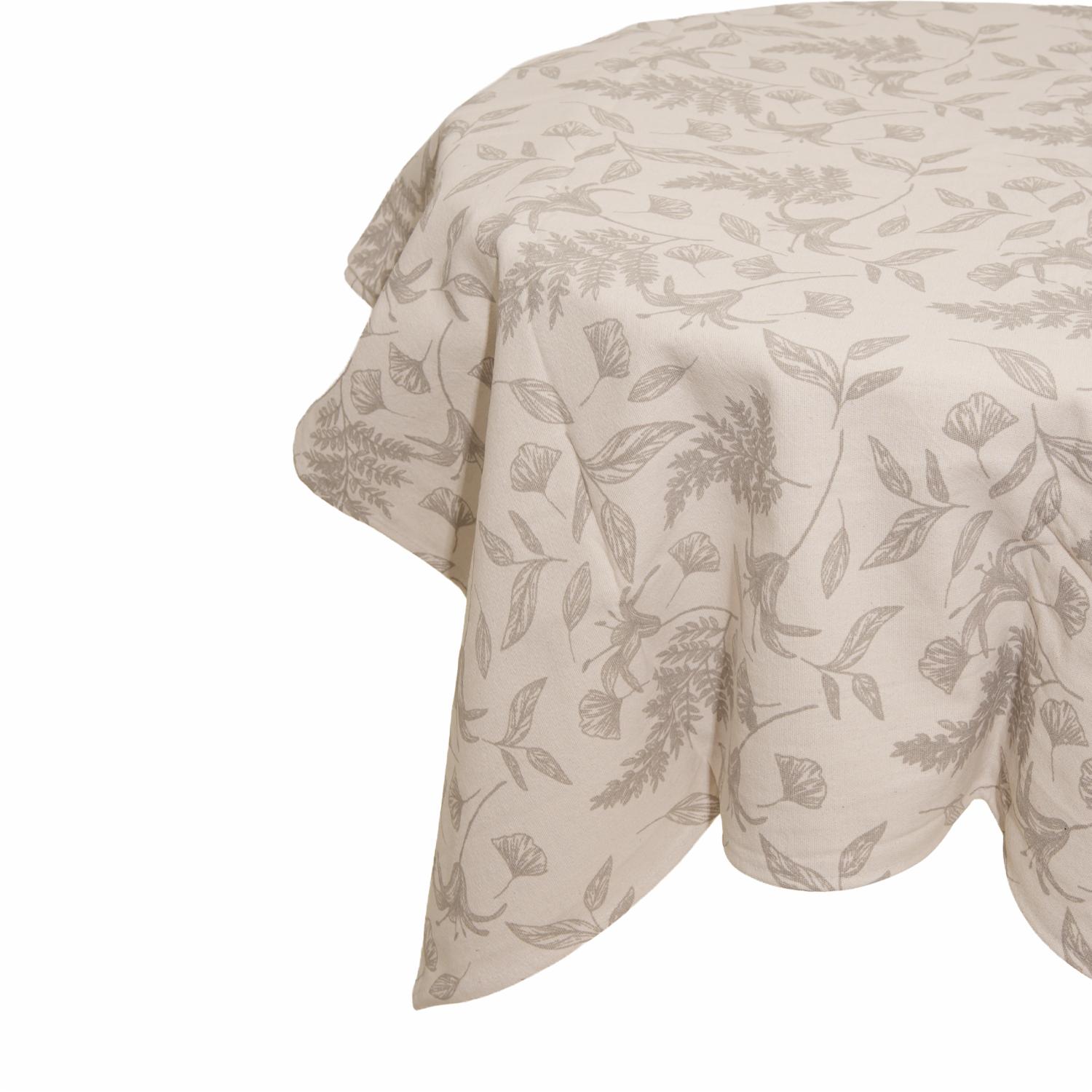 Mantel Estampado Floral Dani Gris FREE HOME 6 Puestos - Imagen 2