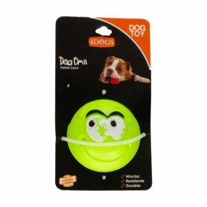 Pelota Para Mascota De Maciza Happy Face Para Perro 4DOGS Pequeño