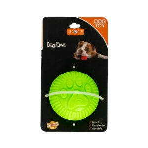 Pelota Para Mascota De Perro Huella Maciza Mediana Verde PRIME PET Pequeño