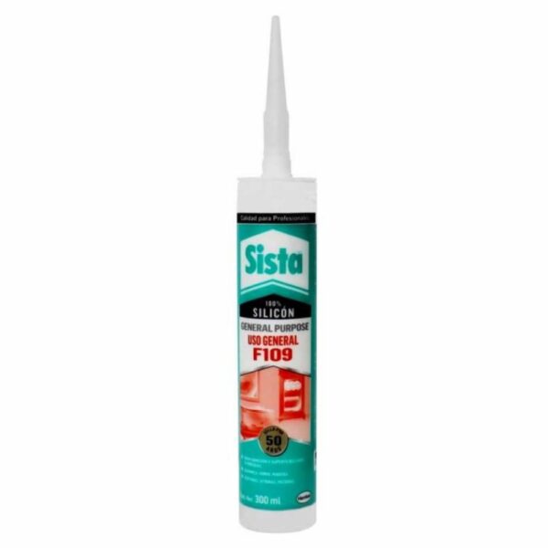 Silicona Para Baños Transparente SISTA 300 Ml